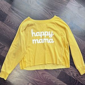 Semi cropped sweatshirt